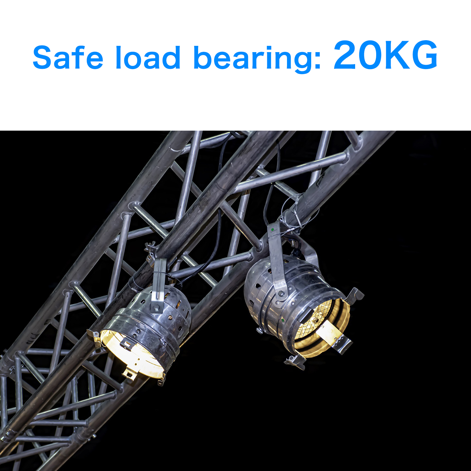 ไฟดิสโก้สำหรับดีเจทั้งหมด10ชิ้น3มม. X 700มม. เชือกนิรภัยเหล็กแสงเวทีสายเคเบิลเพื่อความปลอดภัยในการเคลื่อนย้ายหัวคานเหล็กที่ทนทาน