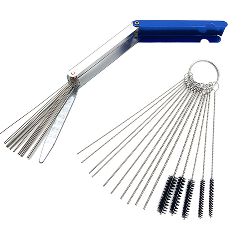 1 stücke Taschenlampe Spitze Reiniger Gas Schweißen Löten Schneiden Taschenlampe Spitze Reiniger Gitarre Mutter Nadel Dateien Düse Jet Bohrer