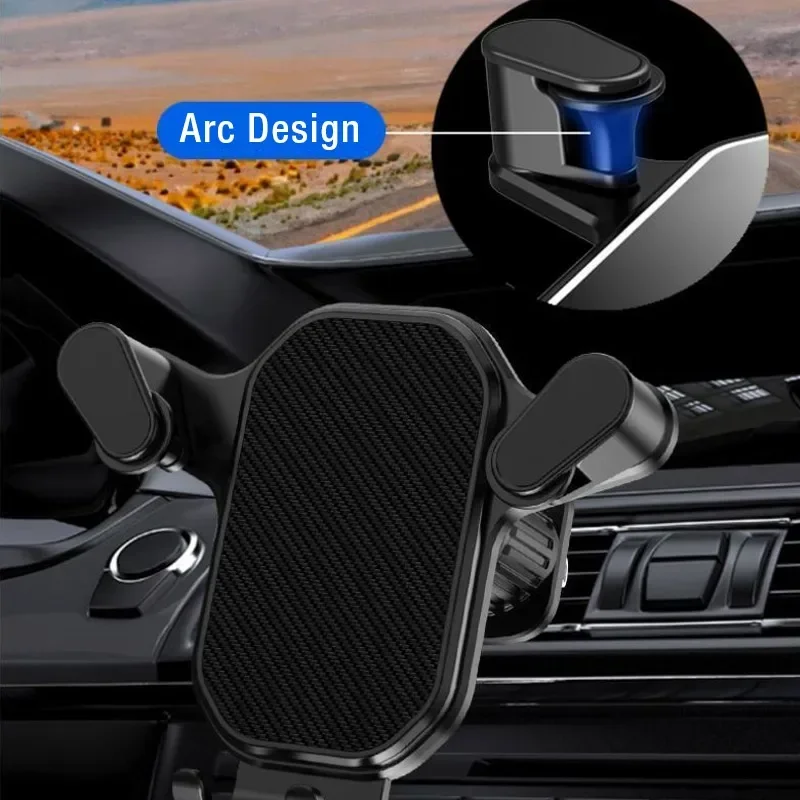 Car Phone Holder Smartphone Mount Gravity Car Air Outlet Clip Stand No Magnetic Support in Car For iPhone Xiaomi Samsung Huawei
