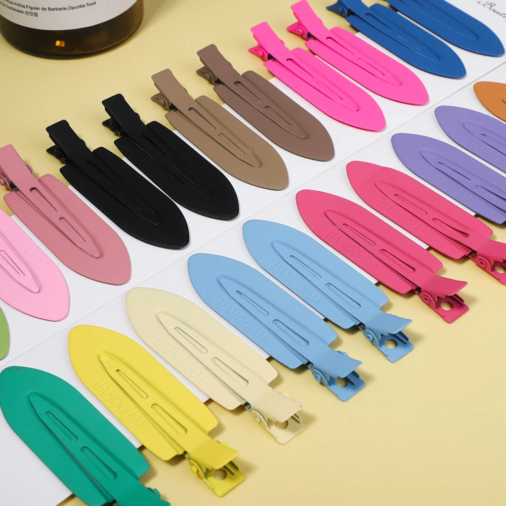 2 Cái/lốc Đồng Màu Matte Tóc Cột Tóc Kẹp Tóc Nữ Cô Gái Kẹp Tóc Ins Thời Trang Traceless Rửa Mặt Kẹp Mũ Đợi Đầu Đa Năng Thời Trang Hàn Quốc Phụ Kiện Tóc