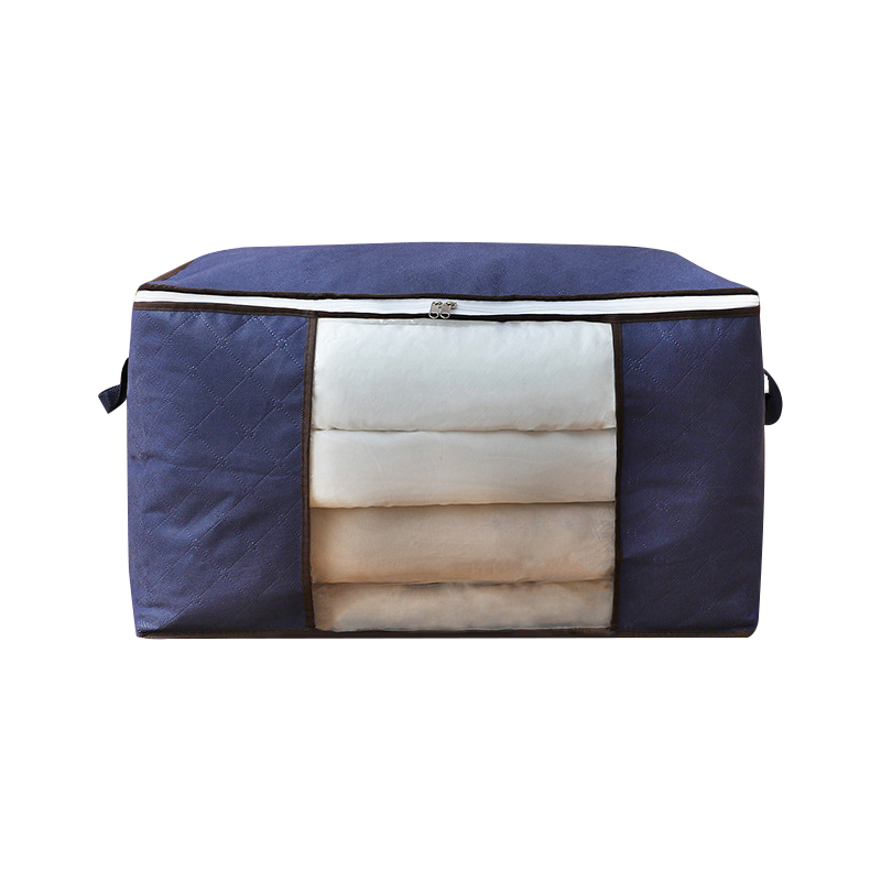 1pc saco de armazenamento de colcha de cobertor, saco de pó, roupas e itens diversos saco com zíper com alça
