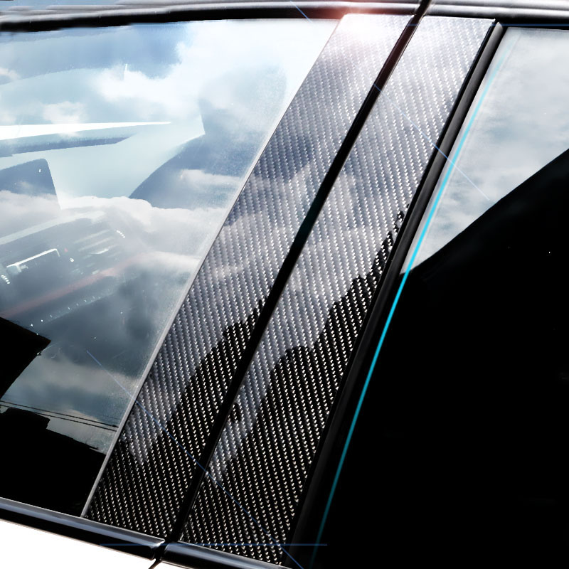 Carbon Fiber Vinyl Car Sticker Window Trim Film Glossy Black Vinyl Wrap Roll Matte Black Car Wrap Foil Console Computer