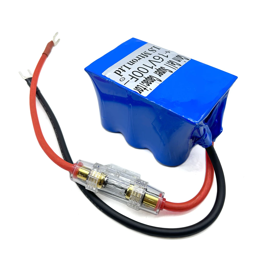 Conjunto LS Mtron Ltd. 16V100F auto gelijkrichtermodule com krimpkous 2. 7v600f supercondensador voeding, 1 unidad