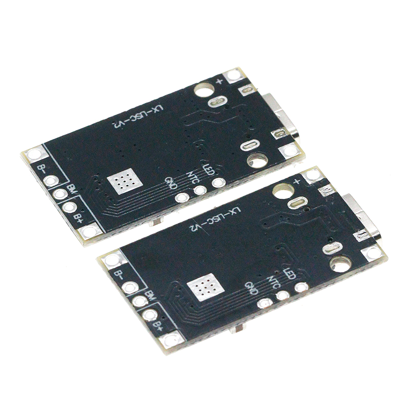 Тип-C USB 2-3S BMS 15 Вт 8,4 в 12,6 в а литиевый аккумулятор зарядный модуль с повышением с сбалансированной поддержкой быстрой зарядки с индикатором