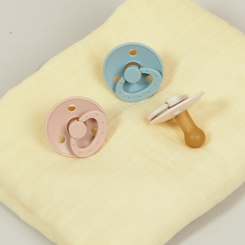Modabebe-シリコンおしゃぶり,食品品質,新生児用の食品品質,無地,シリコン乳首,2個
