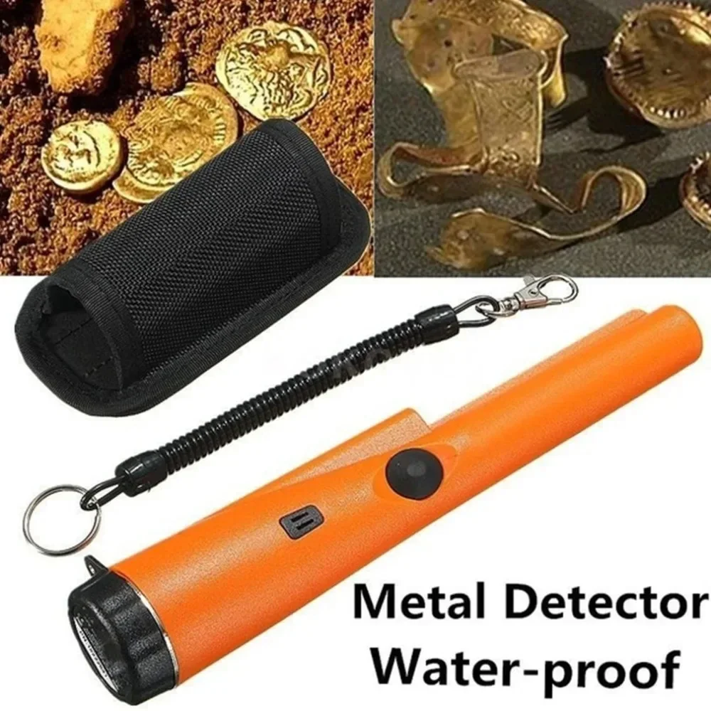 Detector de metais profissional à prova d'água portátil 360 °   Localizador de tesouros de desearthing com alta sensibilidade