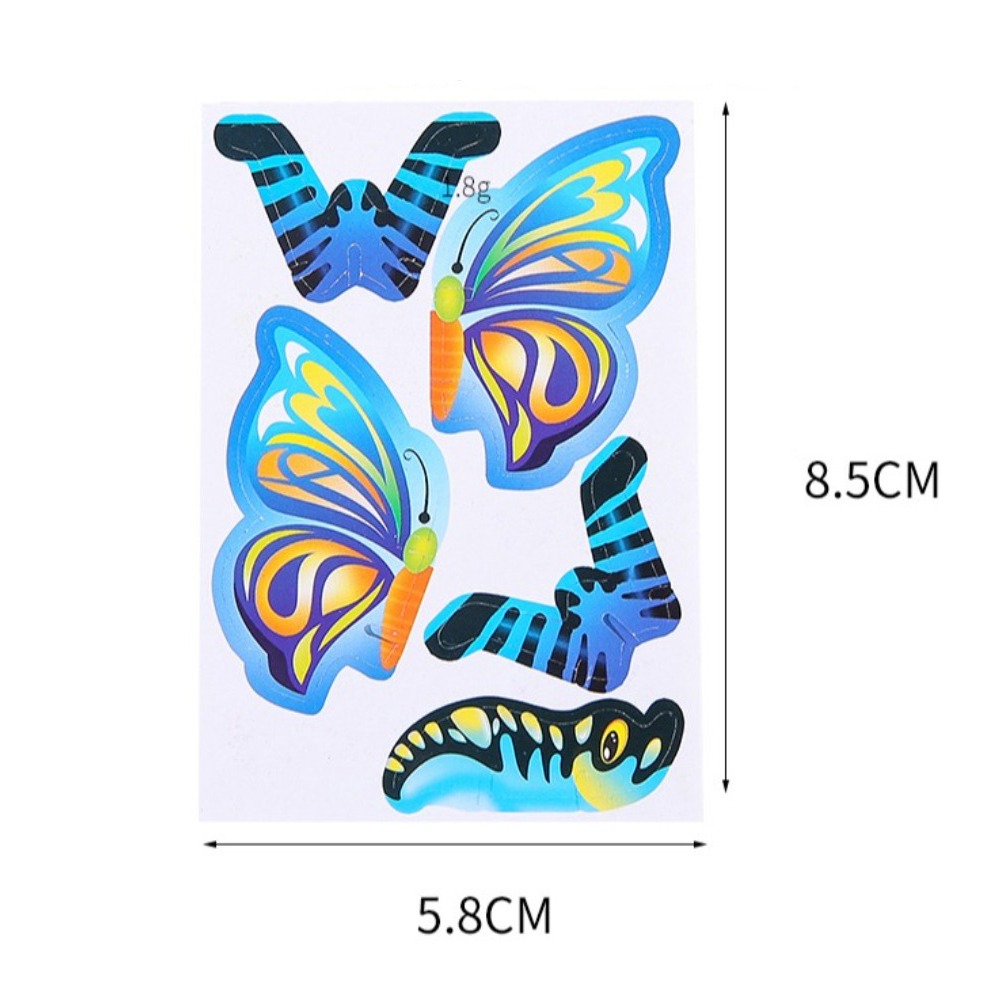 子供のための漫画の昆虫の組み立てモデル,3Dミニ動物の紙のパズル,教育玩具,DIYギフト,30個