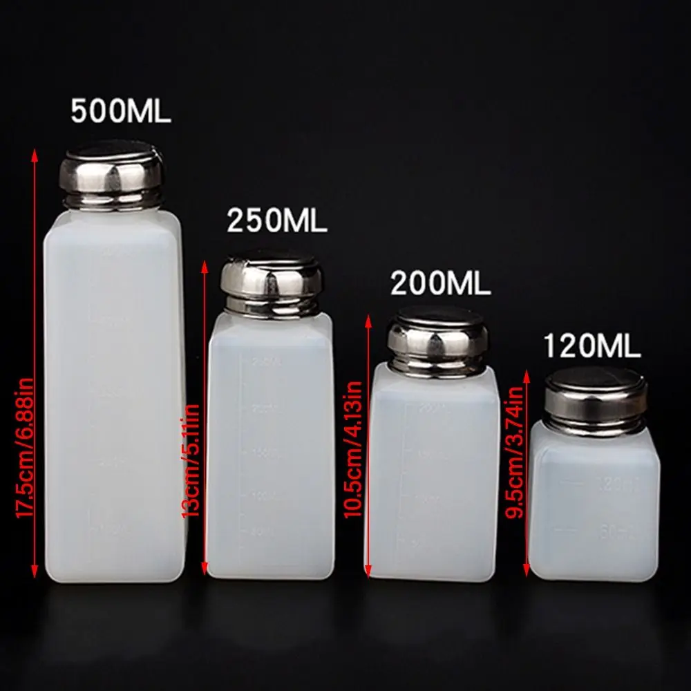 100/200/250/500ML bottiglia divisa di alcol liquido bottiglia di flusso Anti-volatilizzazione tipo di pressa bottiglia divisa