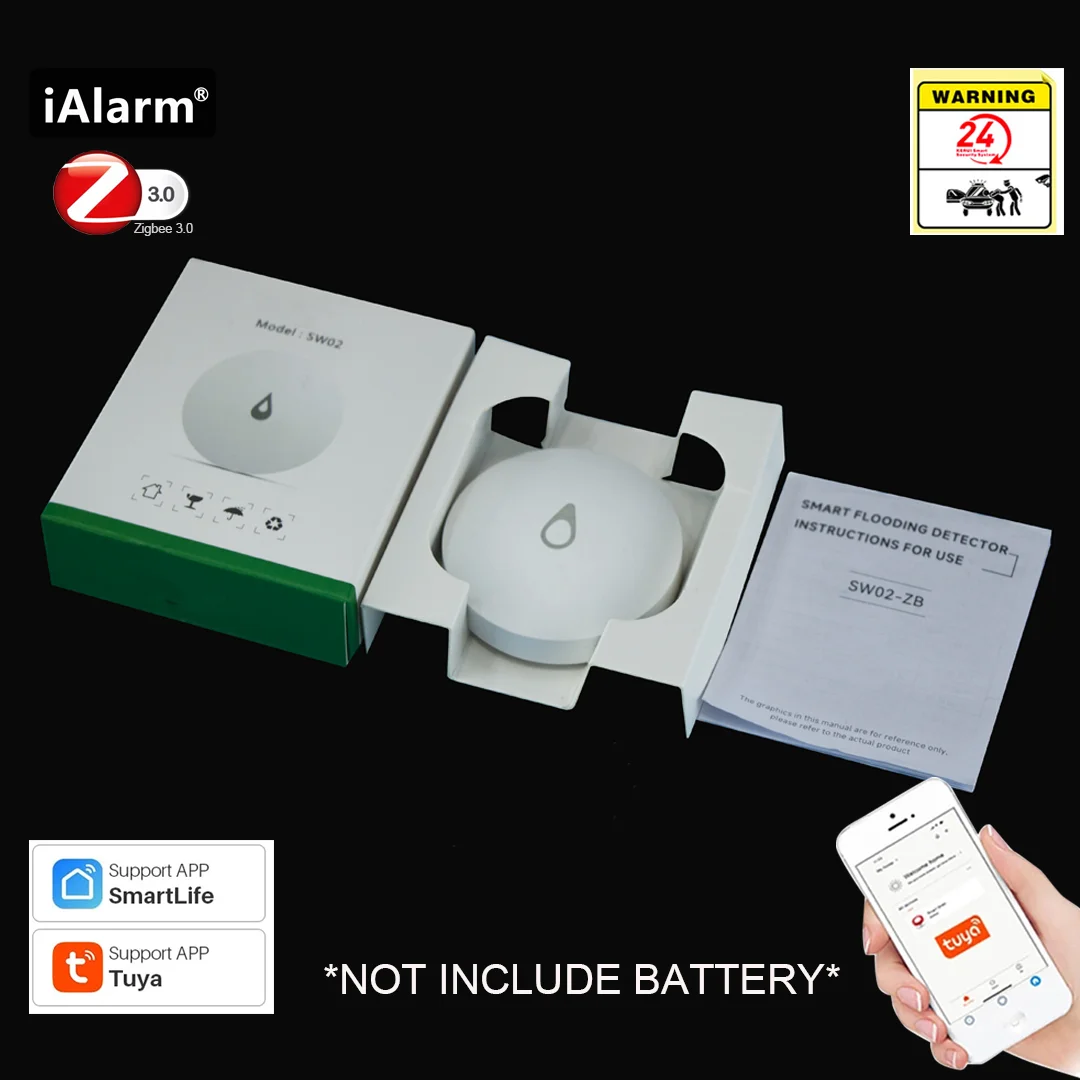 Погружной Датчик Meian SW02 ZigBee для обнаружения протечек, датчик с оповещением об переполнении, защита IP68, 3 шт.
