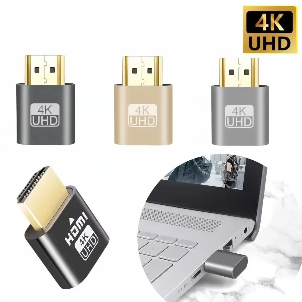 HDMI Graphics Card Deception Device DP Virtual Display High-Resolution Wireless Display Adapter Gaming studio VGA False Load