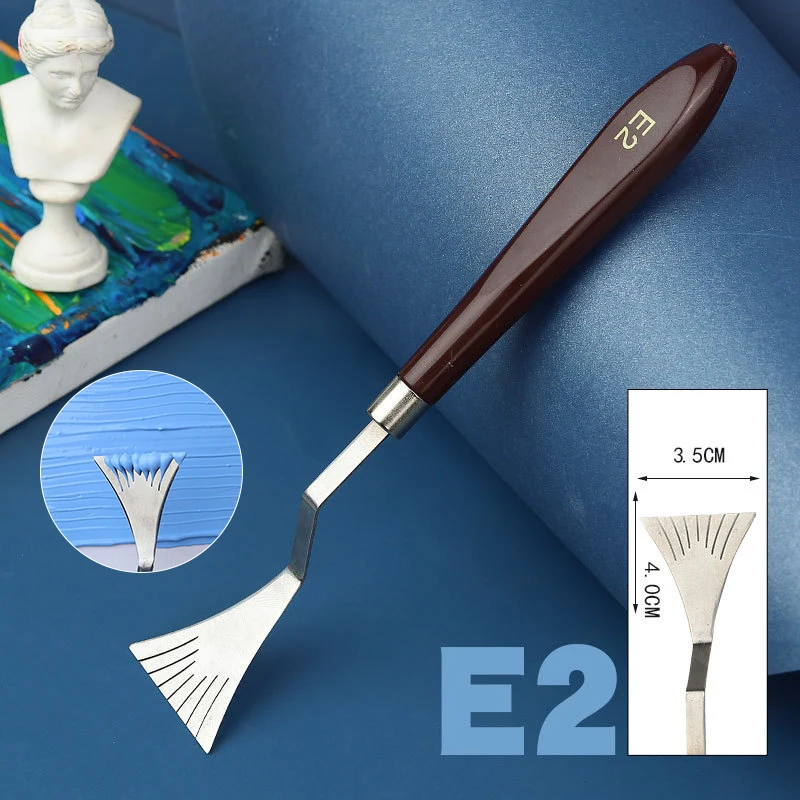 Scraper Knife Texture Painter Palette Oil Mix Scrape Artist Art Draw Spatula Drawer Watercolor Student Pigment Paint Tool