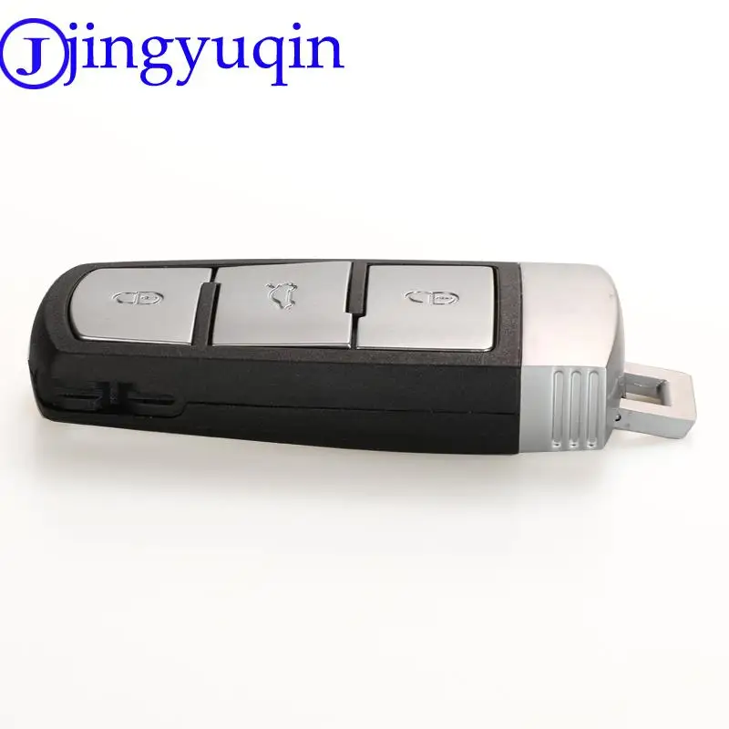 Jingyuqin Chave remota de carro inteligente com 3 botões e chip ID48 3C 0959752 BA 433MHZ ID48 para VW Passat B6 3C B7 Magotan CC
