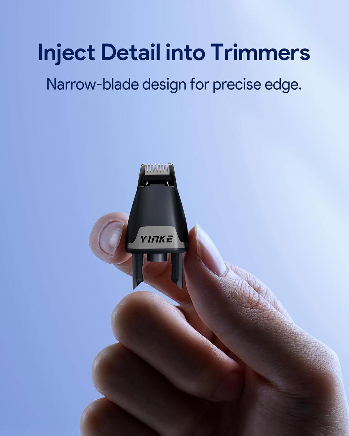 Replacement Blades compatible for OneBlade QP2620/QP2630 - Self-Sharpening Ceramic & Rounded Safety Edges Precision Trimmer