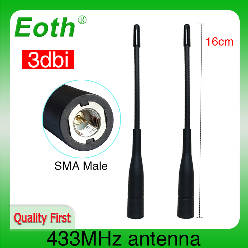 433 MHz Antenne SMA-Stecker Antenne 433 MHz Antenne gerichtete 433 m IOT wasserdichte Antennen für Walkie-Talkie Wireless
