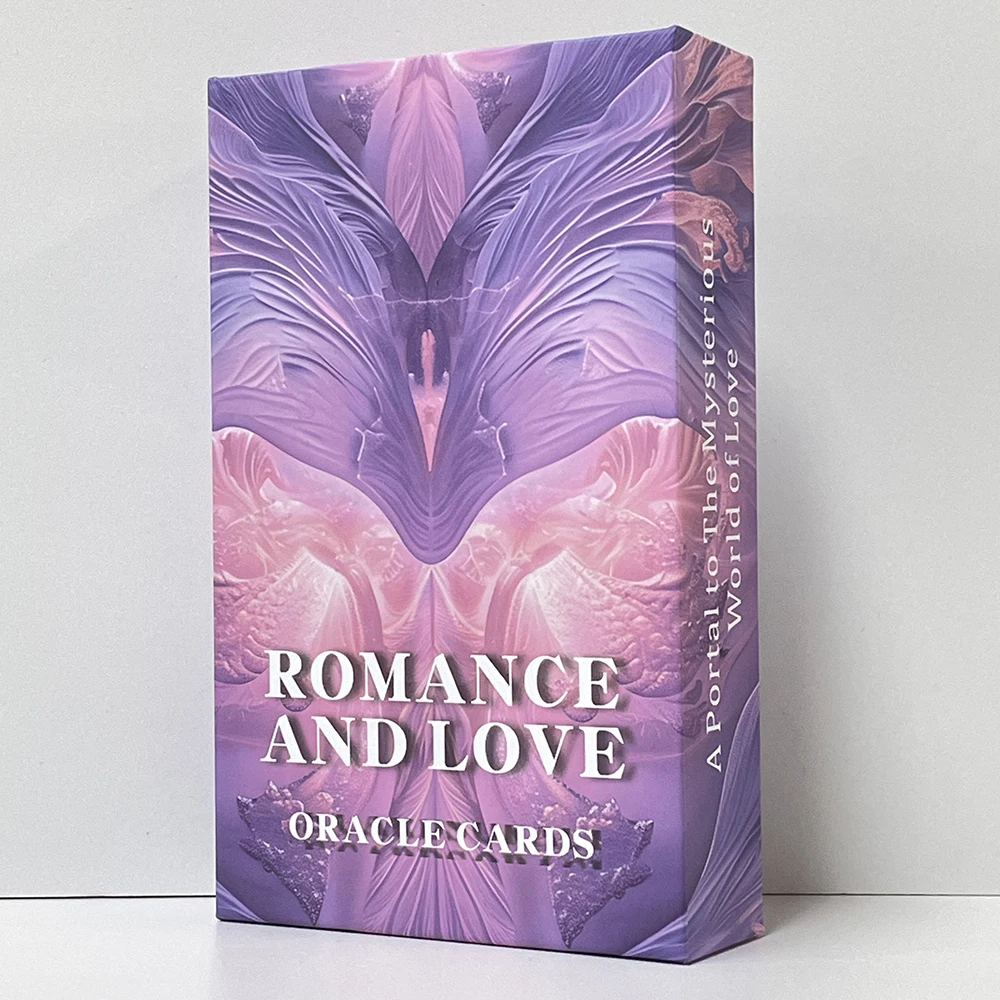 Romantik-Orakelkarten, Tarot, englische Version, 12 x 7, in Box, Wahrsagespielzeug, Prophet, Wahrsagerei, Deck mit Bedeutung darauf