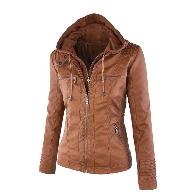 女性のためのゴシックスタイルの合成皮革の冬のジャケット,長袖の衣服,黒のアウターウェア,2022