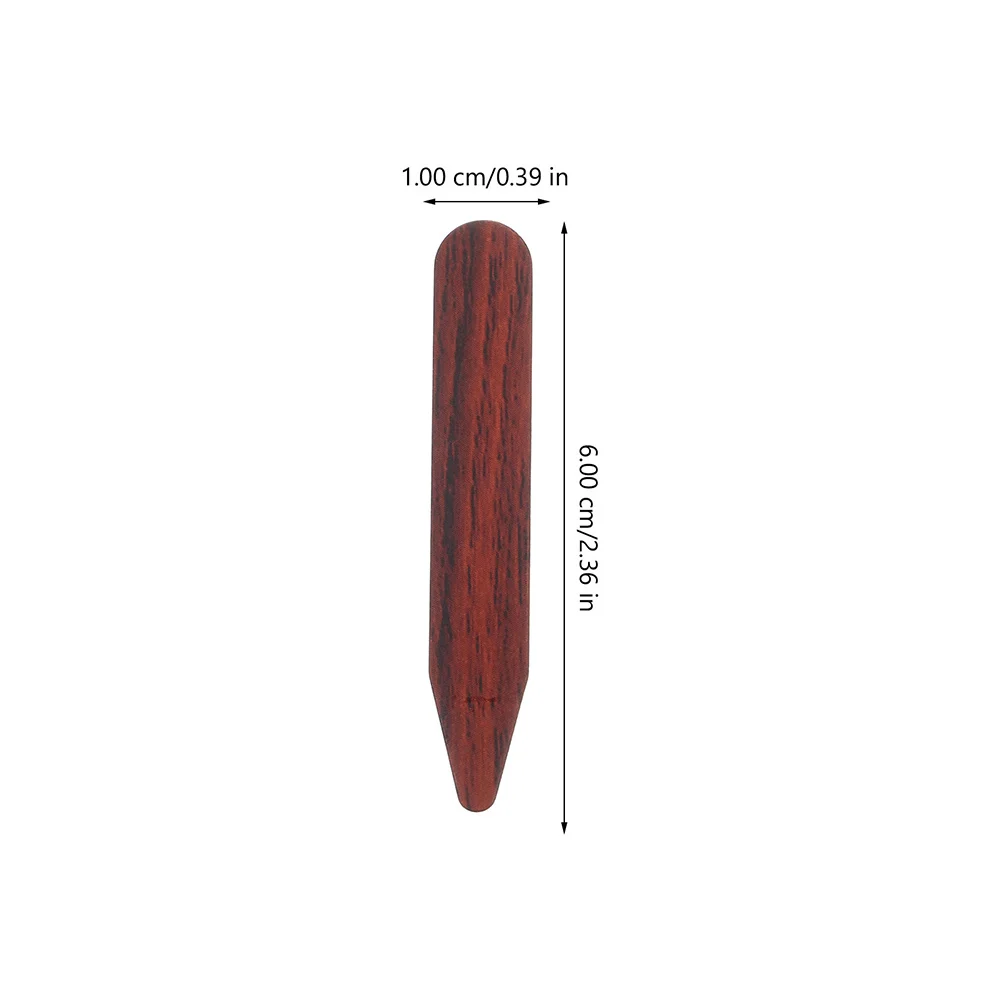Onglets de col en bois pour chemises habillées, 4 pièces, garde les colliers croustillants et dans le lieu, idéaux pour un usage formel, petits onglets de col en bois