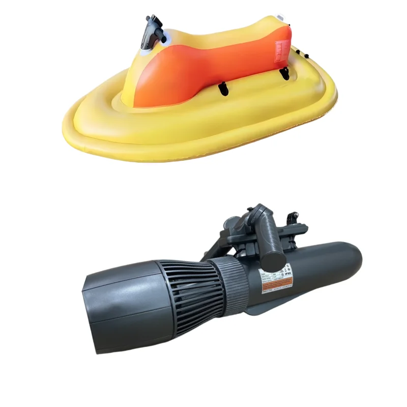 Camoro elektrisch motorisiertes Schlauchboot für Jetski mit 700w Unterwasser strahl ruder schwimmendes elektrisches Finnen motorboot