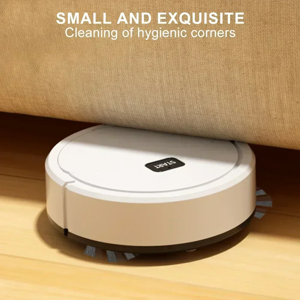 W pełni automatyczny odkurzacz zamiatający Robot zamiatający mopem podłogę Mini Cleaner do użytku domowego Lazybones Inteligentna zamiatarka 3 w 1