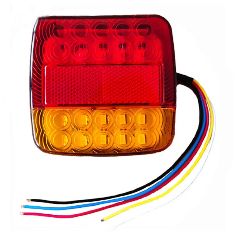 1pc 20LED 12V 防水耐久性のある車のトラック LED リアテールライト警告灯ランプトレーラーキャラバン用