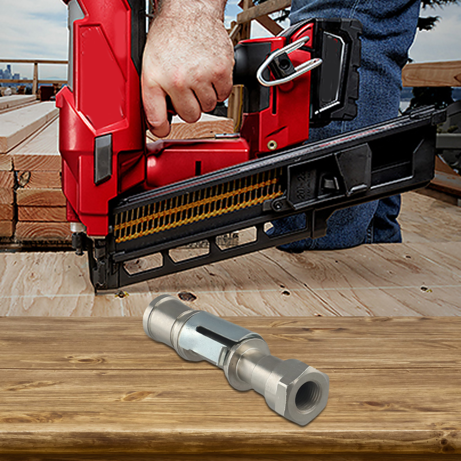 Ti QXPA D A Brillo de luz del vehículo QTiMAX pulgadas Llave de aire Número de pieza Cantidad Pc Plata TiMAX 2135-D565A Entrada de aire