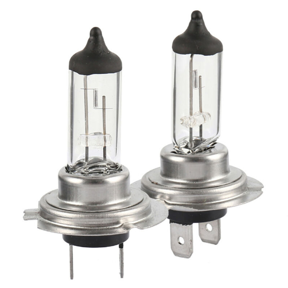 10 pçs h7 lâmpada halógena do farol super brilhante lâmpada do carro farol 55w 12v lâmpadas do farol do carro halogênio luzes do carro