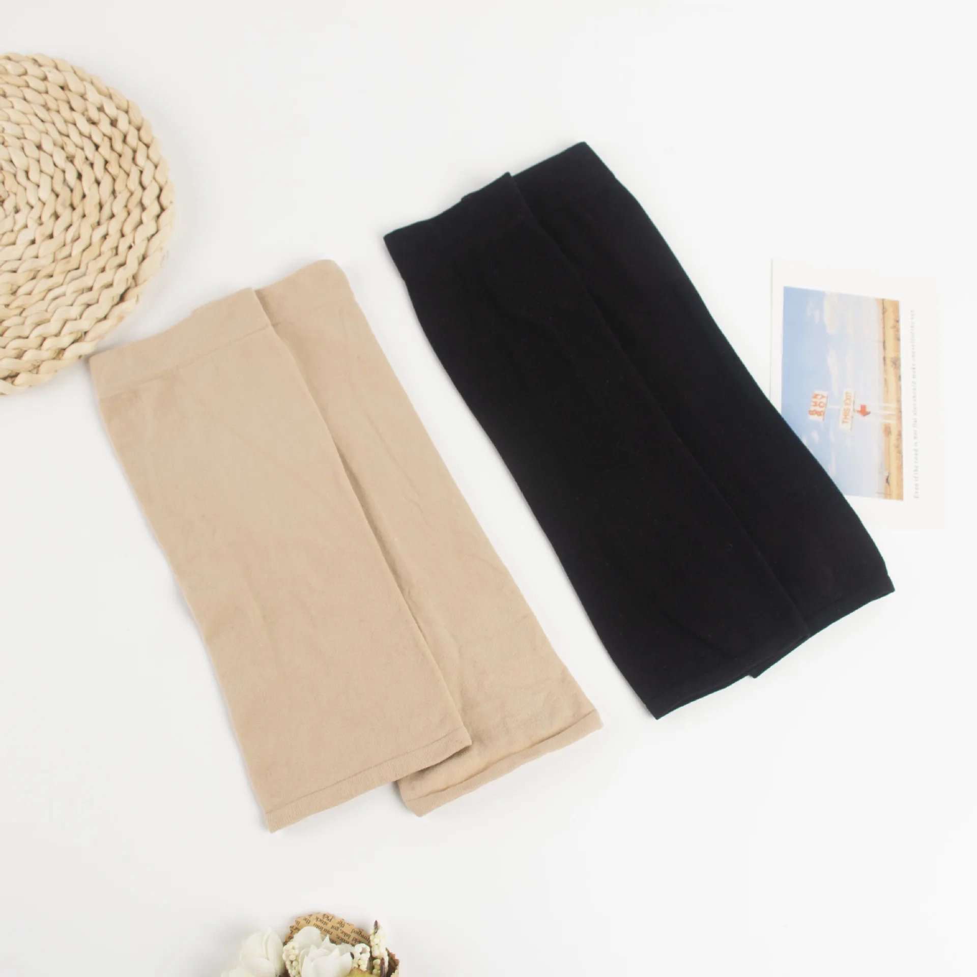 Varices soulagement de la Fatigue jambières Compression mollet manches chaussette longue bas élastique jambe soutien jambe tibia chaussette