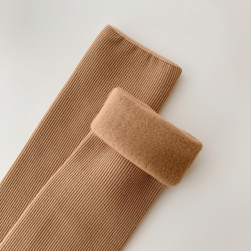 Носки женские теплые с флисовой подкладкой, 5 пар