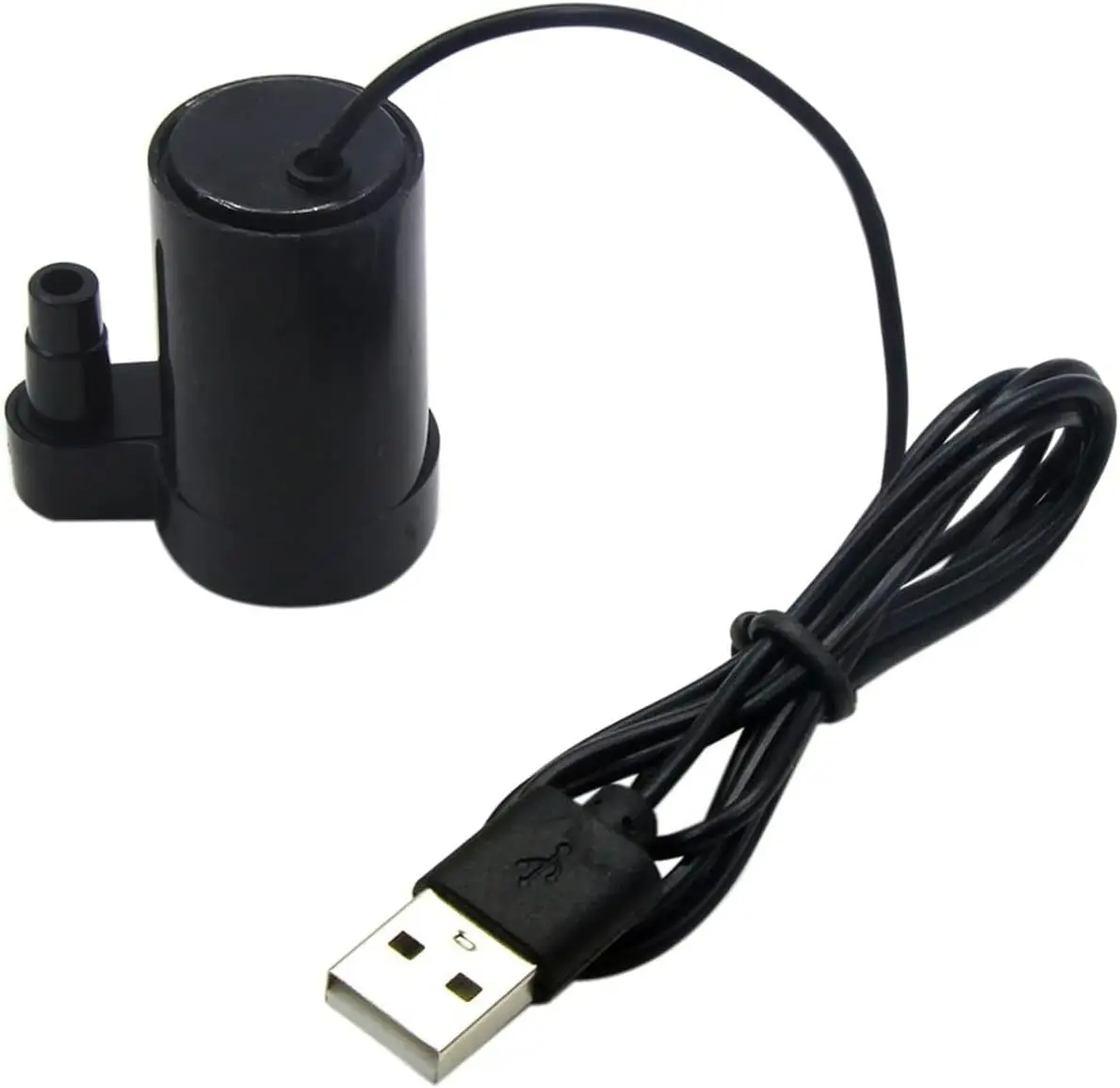 DC 3–5 V USB Micro Submersible Mini geräuscharme bürstenlose Wasserpumpe für Aquarien, Teichbrunnen, Hydrokultur, Garten