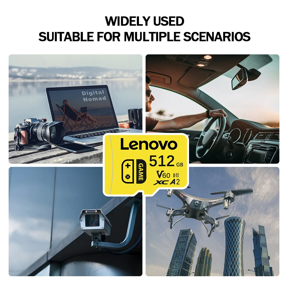 Lenovo 2TB Micro TF sd Card memory card microSDXC For Nintendo Switch game Storage128GB Up to100Mb/s 512GB Switch Memory Card