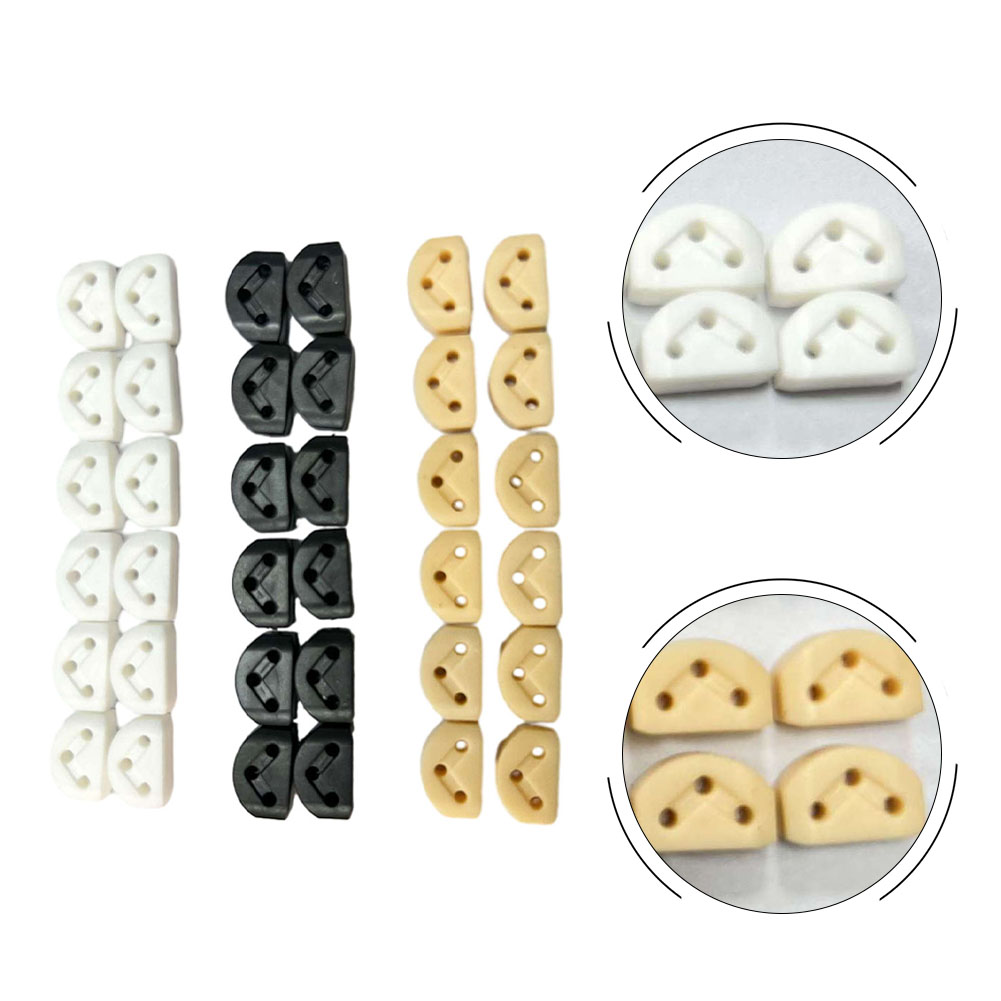 12Pcs Classical Guitar Rollers String Trees Retainer Guides Guitar String Locks Nut Block Clamp For Guitar/Ukulele Parts