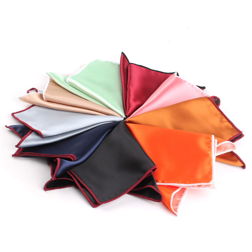 男性と女性のための織りサテンのポケット,無地のバストタオル,hankies,ハンドバッグ,ハンカチ,ポケットスーツ