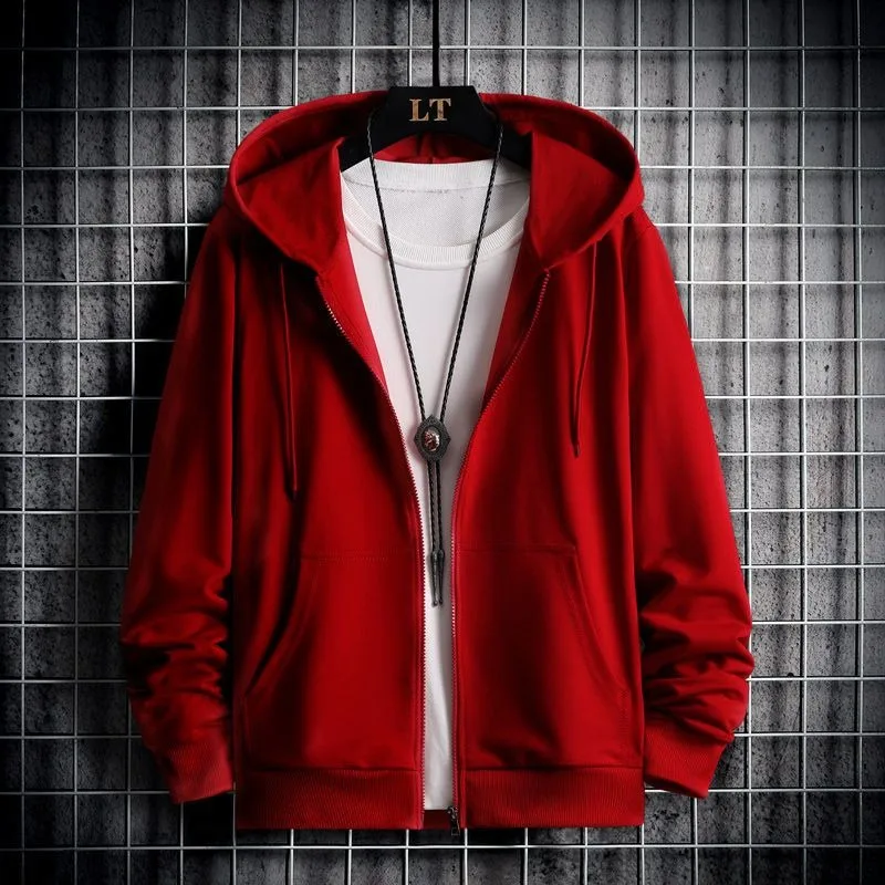 2025 Sudadera con capucha de invierno a prueba de viento - Sudadera con forro de Sherpa para hombre Ropa de abrigo térmica con cremallera Ropa de calle S-5XL
