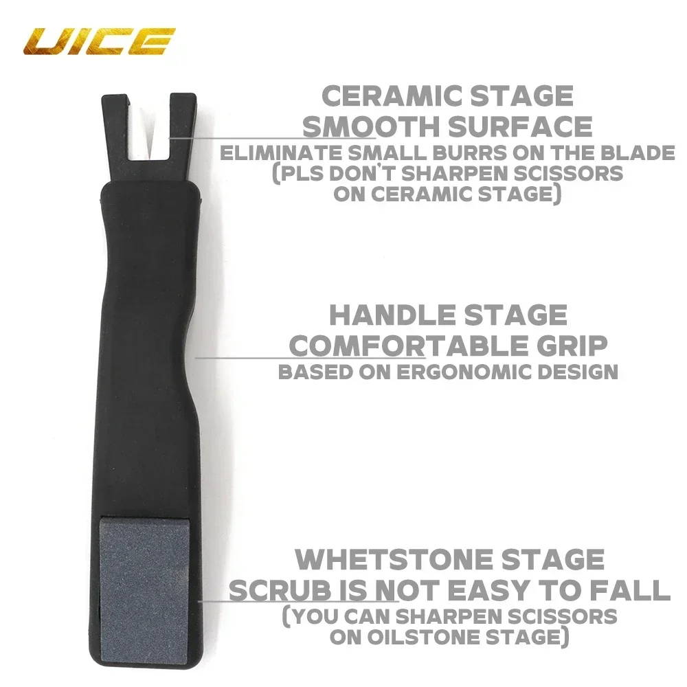 Handheld Ice Skate Edge Blade Sharpener Grindstone Sharpening Stone Tool for Ice Hockey Skates Figure Skating Blade