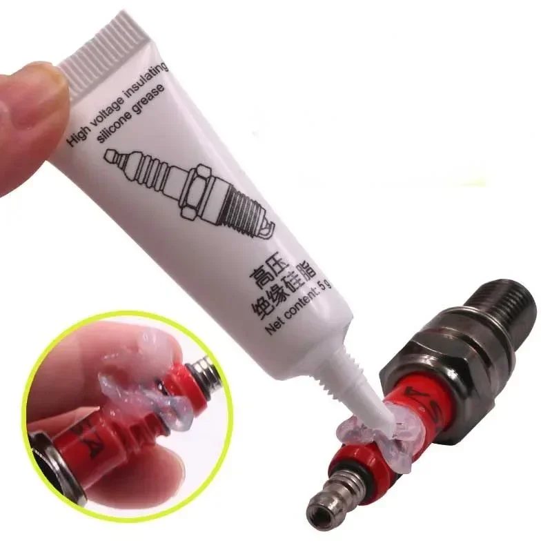 Vela de ignição para automóvel, graxa isolante de alta tensão, bobina de ignição, graxa de silicone, resistência à corrosão de alta e baixa temperatura