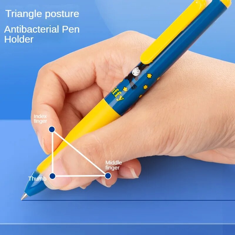 M&G 文具ホット消去可能なゲルペンミッフィープレスペン 0.5 ミリメートル黒学生漫画署名ペン 4 個