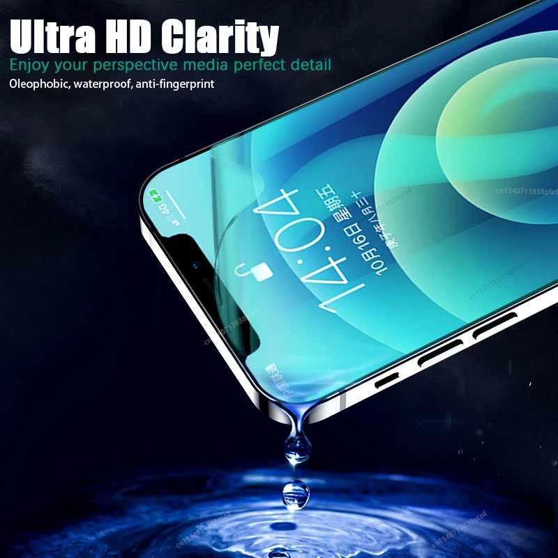 8 Uds cubierta completa para iPhone 16 15 14 Pro Max Protector de pantalla iPhone 13 12 Mini 11 iphone16 Plus 6 8 X R S XS XR SE i16 película de Tpu
