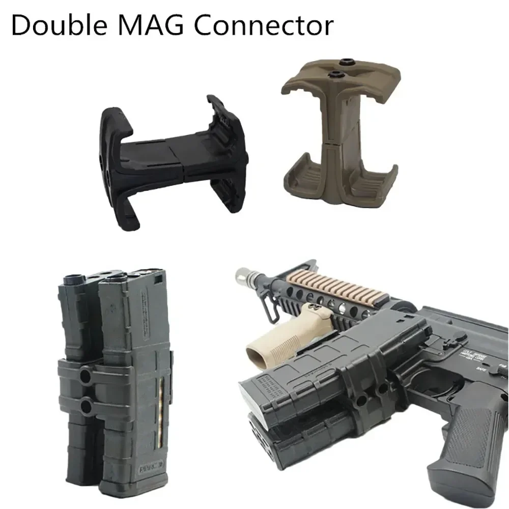Universal Clip Gewehr Dual Parallel Magazin für AK AR15 M4 Mag595 Airsoft Link Runde Patrone Speed Loader Gun Zubehör