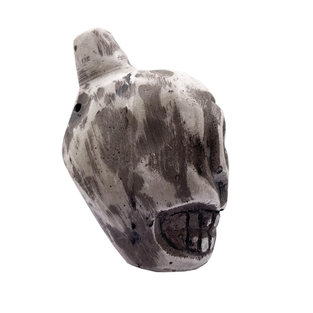 Gwizdek z czaszką aztecką, przerażający głośny ludzki krzyk, gwizdek śmierci wojennej, gwizdek aztecki o wysokim poziomie decybeli na prezent na Halloween