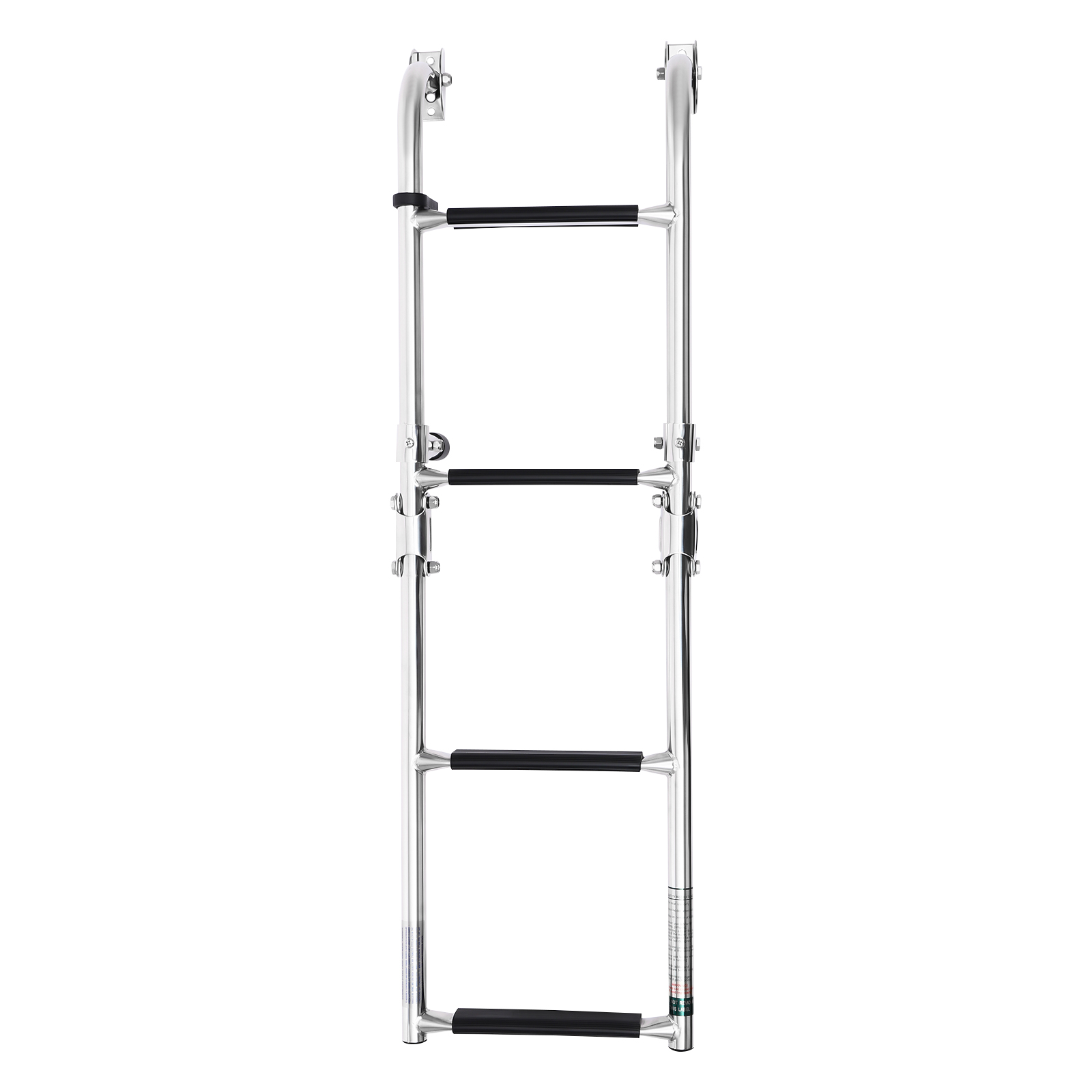 Telescoping 4 Steps Boat Ladder Folding Swim Inboard Marine Stainless Steel