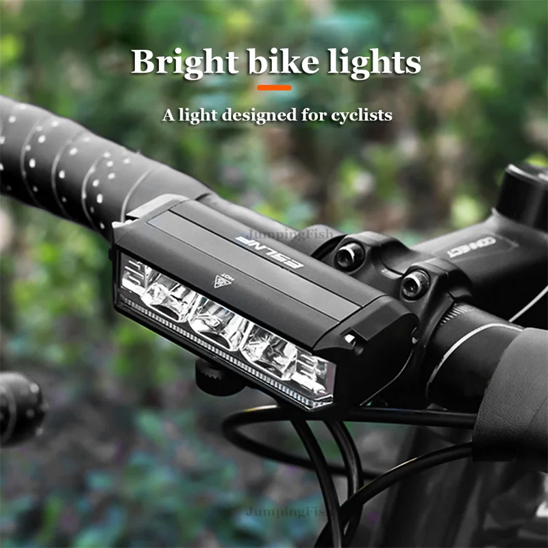 ESLNF 超高輝度自転車ヘッドライト防水 900-2600LM 道路自転車フロントライト USB 充電式 MTB 懐中電灯自転車 Accessorie