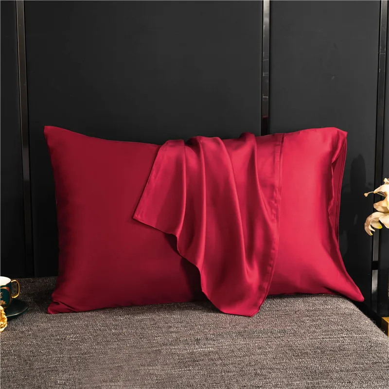 Dâu Tằm Tự Nhiên Lụa Áo Gối Màu Bao Gối Chăn Ga Gối Ngủ Gối 50X70 Gối Bao