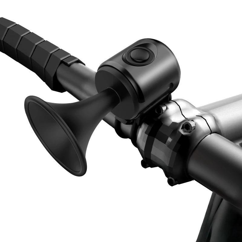 ไฟฟ้าจักรยานฮอร์นดัง 120dB ผู้ใหญ่จักรยาน Bell คําเตือนจักรยาน Horns ALARM สําหรับ Handlebars 300mAh แบตเตอรี่ดําเนินการกันน้ํา