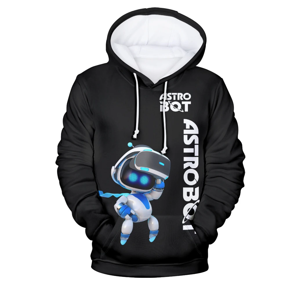 Sudaderas con capucha con estampado 3D de juego Astro Bot para hombre y mujer, ropa de calle a la moda, sudaderas de gran tamaño con capucha, jerséis para hombre, chándal, ropa para hombre