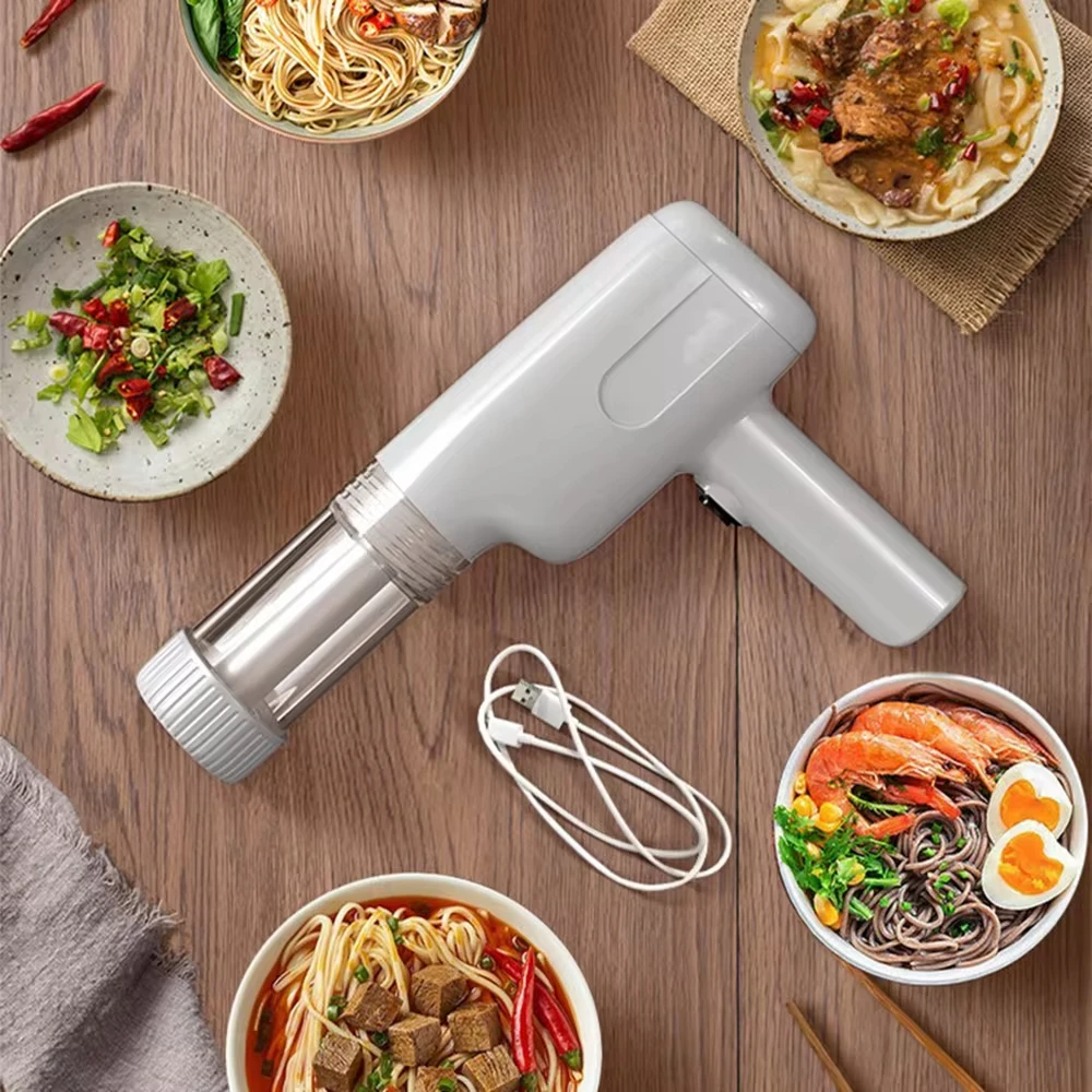 Automatic Electric Charging Wireless Hand Operated Pasta Maker Manual Spaghetti Noodles Dough Pressing Machine pasta machine