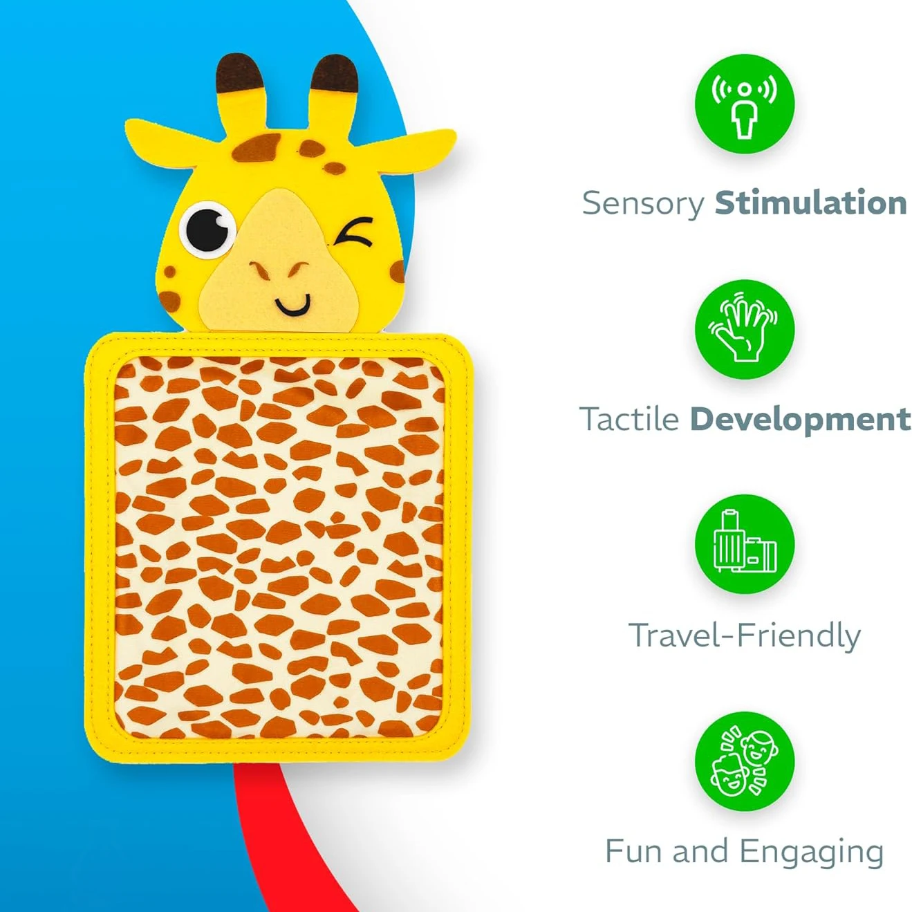 Felt Sensory สําหรับเด็กออทิสติกการ์ตูนสัตว์ความรู้ความเข้าใจกระเบื้อง Textured Pads พัฒนาการการศึกษาก่อนวัยเรียนของเล่น
