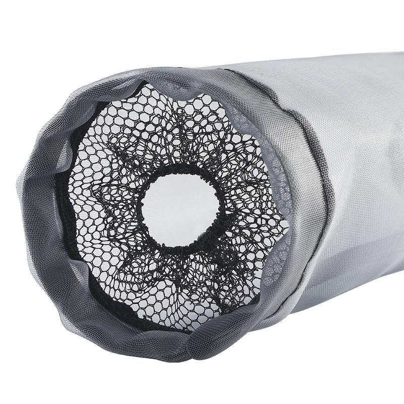 1pc Grijs Diversen Zak Opslag Muurbevestiging Mesh Plastic Zakken Dispenser Opknoping Hergebruikt Opbergtasje Vuilniszakken Keuken Vuilnis Org