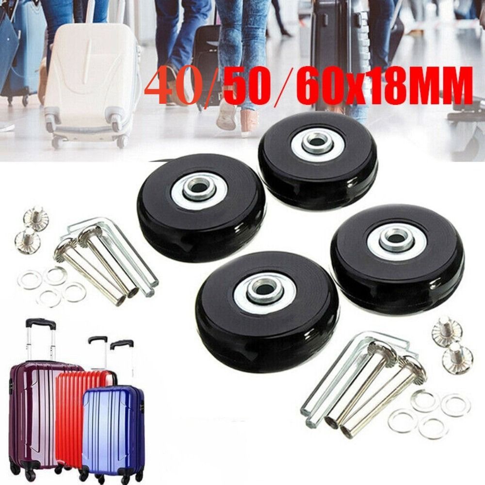 2/4x bagaglio da viaggio ruote valigia di ricambio parti della valigia assali Kit di riparazione ruote riparazione Dia40mm/50mm/60mm