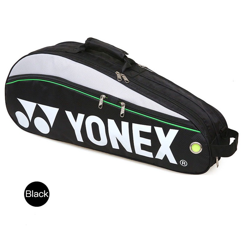 YONEX Original กระเป๋าแบดมินตัน Max สําหรับ 3 ไม้พร้อมช่องใส่รองเท้าลูกแร็กเก็ตกีฬากระเป๋าสําหรับชายหรือหญิง 9332 กระเป๋า