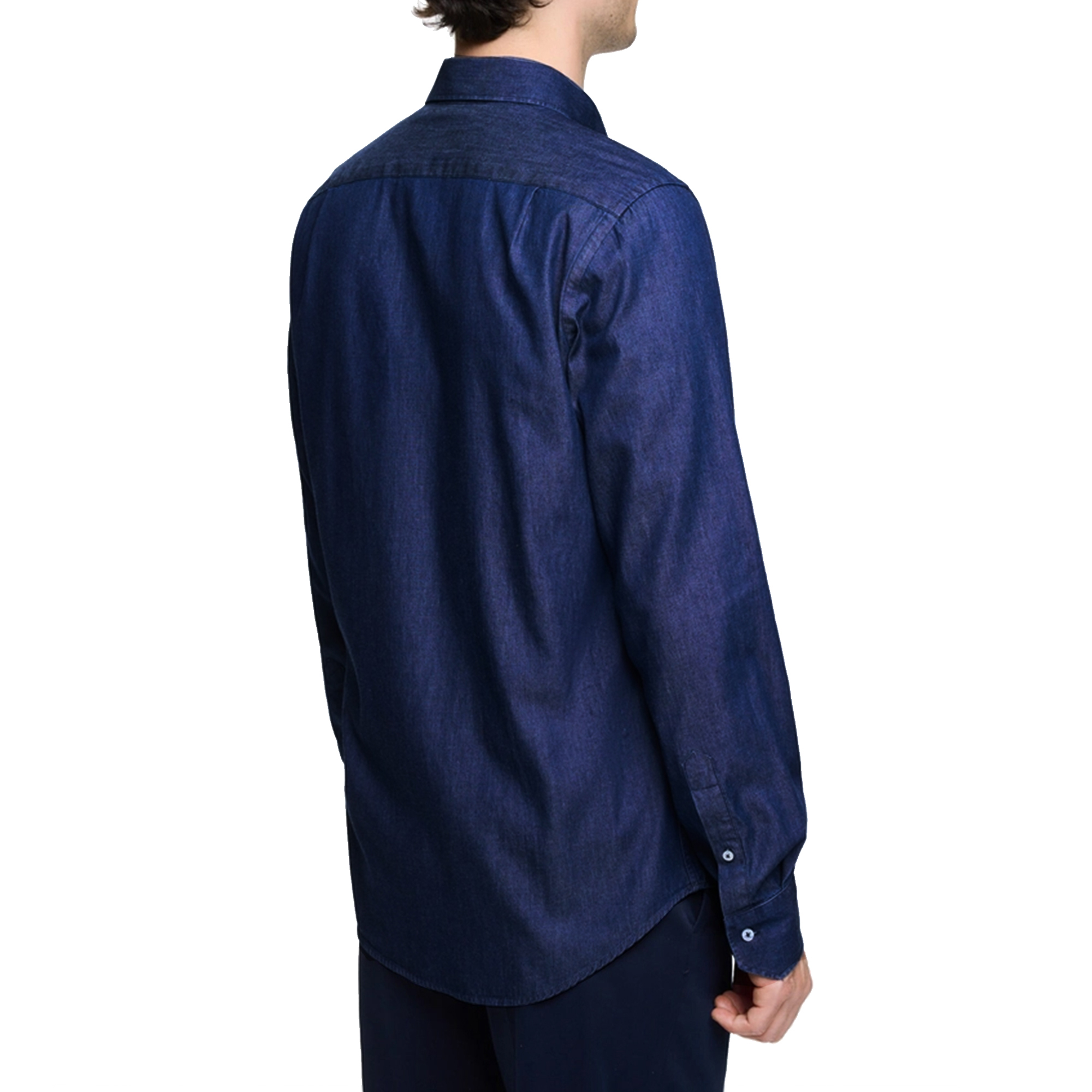 CHCH New Men's Shirt Long Sleeve Button Down Social Business Casual Solid Color Shirts for Men